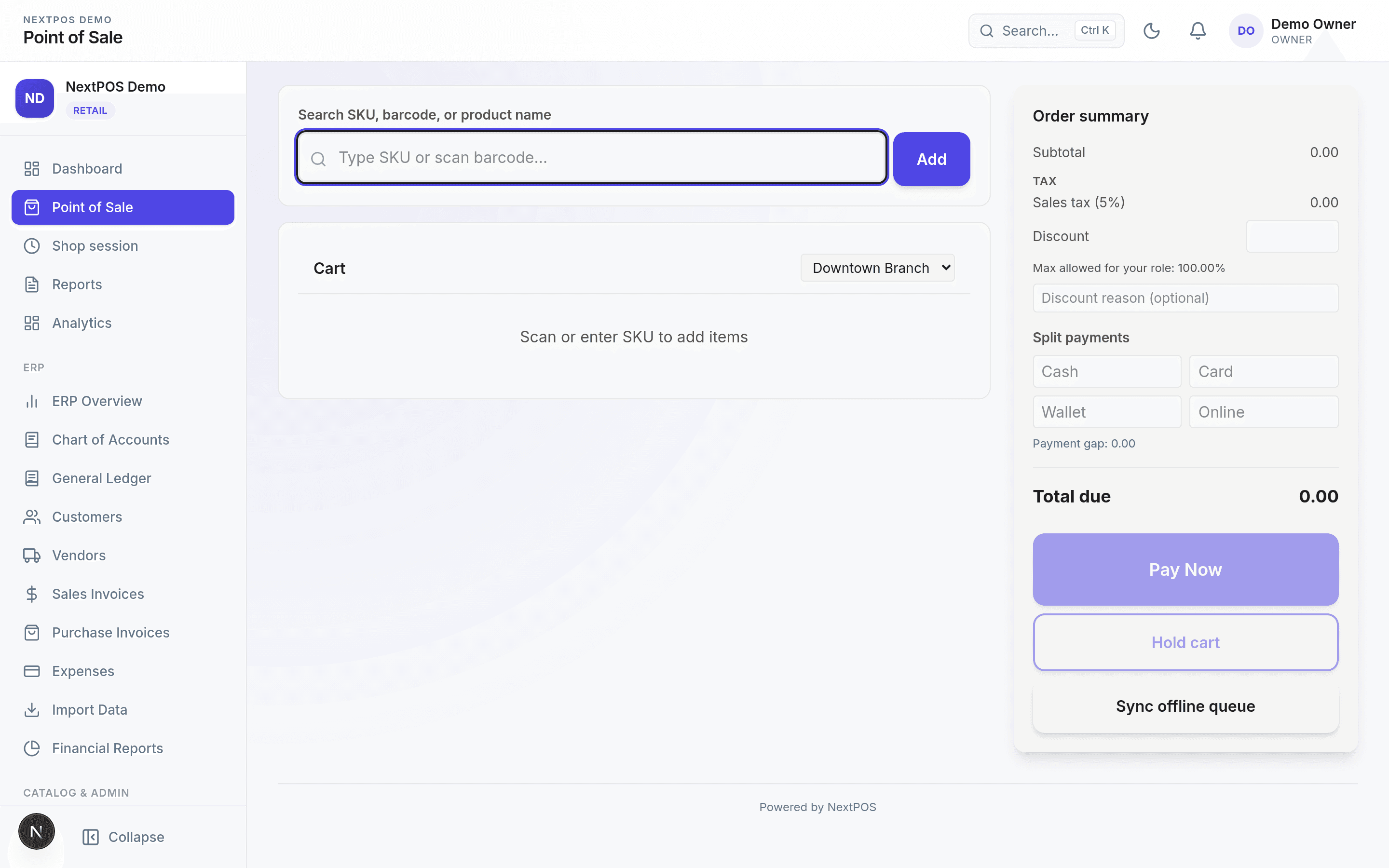 Fast, reliable checkout — online or offline